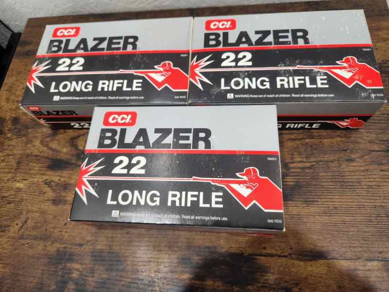 Vintage CCI Blazer 22lr 3 brick 1500rds* SHIPPING 