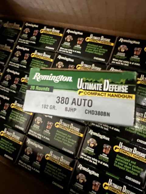Remington Ultimate Defense 380 ACP 500rds