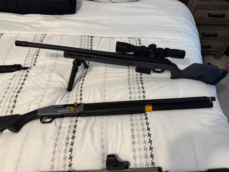 Ruger Hunter - bipod and leupold mark3 HD