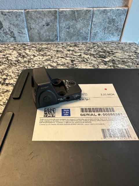 Used Trijicon RMR type 2, 3.25 moa for sale 