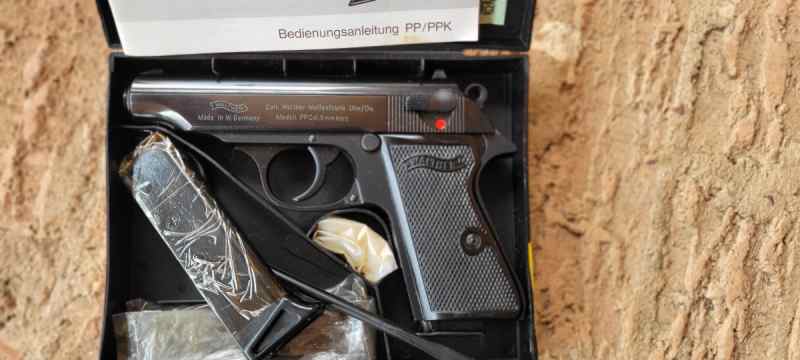 1973 Walther PP 380acp in box unfired