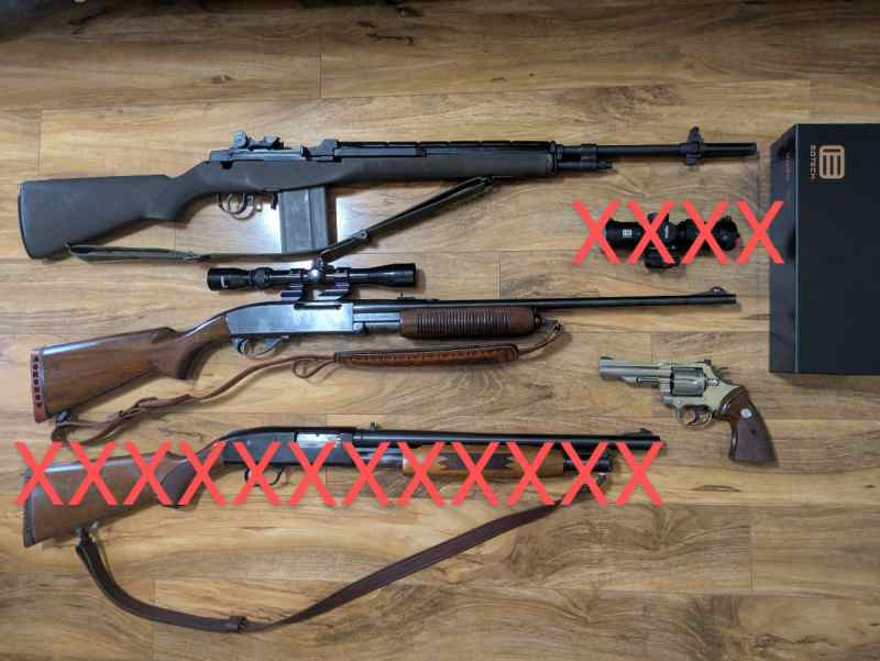 PreBan M1A, Colt Trooper, Remington 760