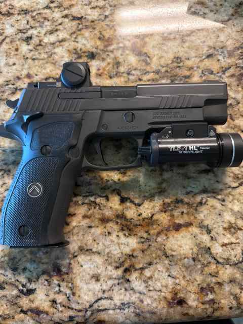 Sig P226 Legion SAO with Romeo X 