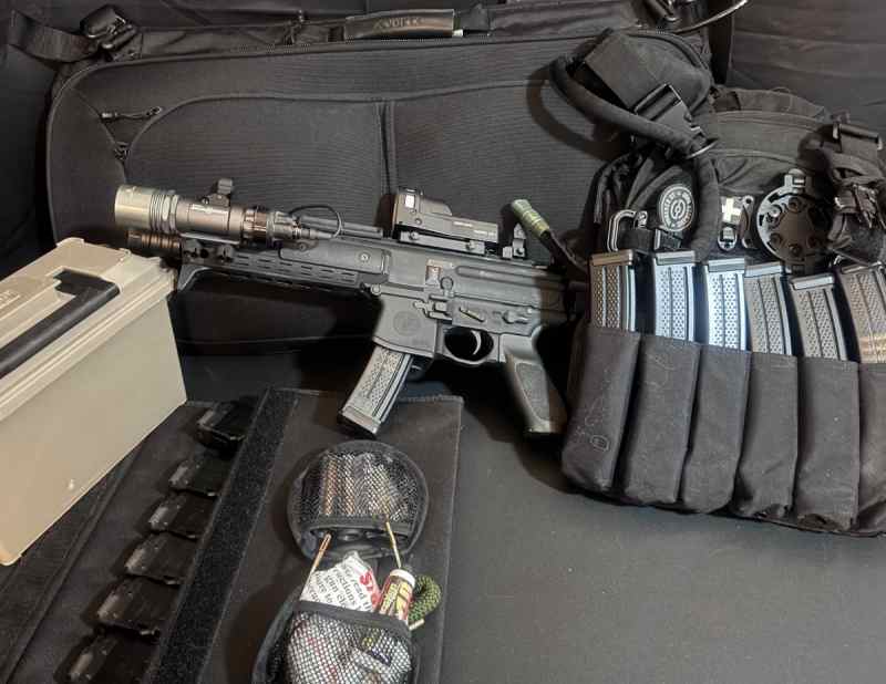 Sig MPX 9mm package Meprolite m21 , Surefire  FS