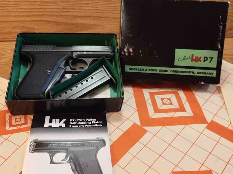 H&amp;K P7  PSP  4.1&quot; barrel  9 x 19mm