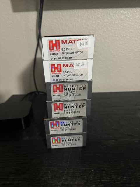 6.5 PRC ammo