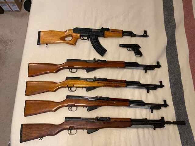 SKS’s, MAK90, PA63