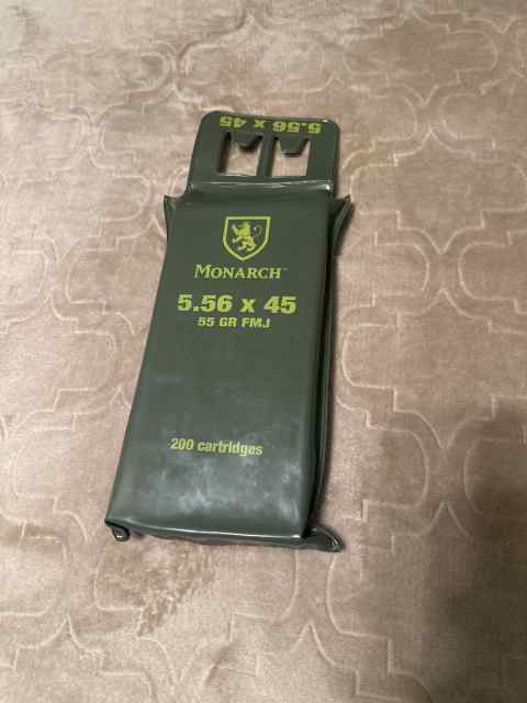 Monarch 5.56 x 45 55 GR FMJ