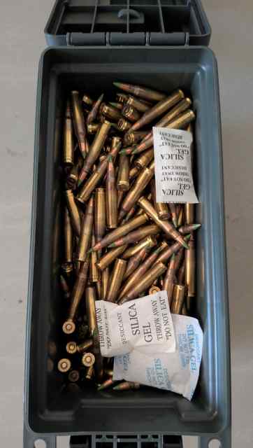 556 green tip ammo w/ can