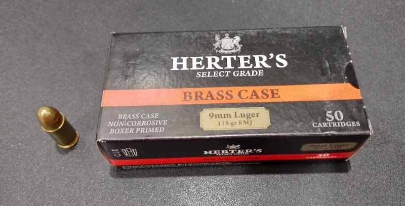 9mm Luger, 115G FMJ -  850 Rounds