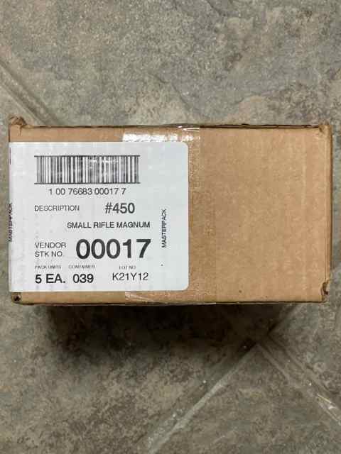 CCI #450 Magnum Small Rifle 5000/ct