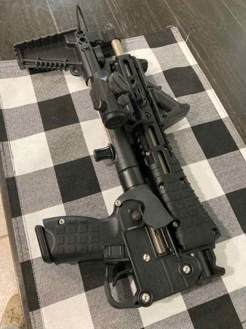 Stainless KEL-TEC Sub2k with upgrades